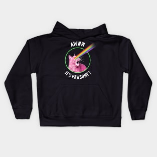 Aww it's pawsome Kids Hoodie